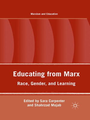 cover image of Educating from Marx
